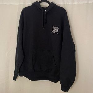 "She's Never Asking For It" embroidered hoodie